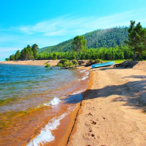 Песчаные пляжи Байкала