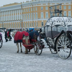 russia, saint-petersburg, carriages